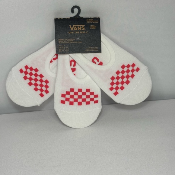 Vans Pink and Multi colors No-Show Socks 3 packs (9 socks) - Picture 4 of 7